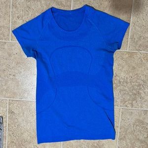 Blue Lululemon Athletic Shirt